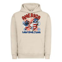 Pigment French Oak america land that i love Urban Hoodie - MaliasSmallBusiness