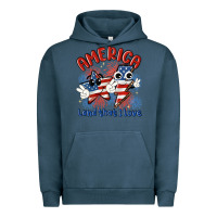 Pigment Midnight Navy america land that i love Urban Hoodie - MaliasSmallBusiness