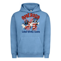 Pigment Pebble Blue america land that i love Urban Hoodie - MaliasSmallBusiness