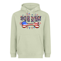 Matcha 4th of July Dog Mom Heavyweight Hoodie - CowGirlArtShop