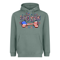 Sage 4th of July Dog Mom Heavyweight Hoodie - CowGirlArtShop