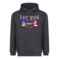 Smoke 4th of July Dog Mom Heavyweight Hoodie - CowGirlArtShop