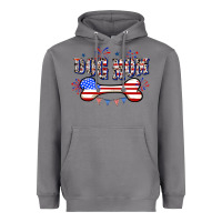 Storm 4th of July Dog Mom Heavyweight Hoodie - CowGirlArtShop