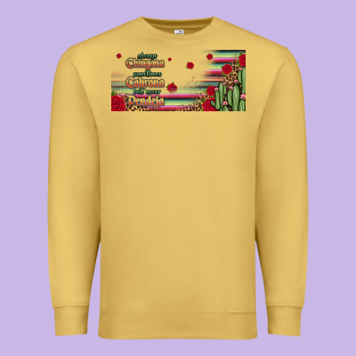 Always Chingona 16oz Libbey Cup Premium Sweatshirt Designed By Hra Design Shop