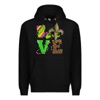 Black love mardi gras Premium Hoodie - Jasminsmagicworld