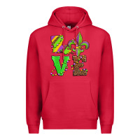 Cardinal love mardi gras Premium Hoodie - Jasminsmagicworld