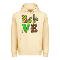Pina Colada love mardi gras Premium Hoodie - Jasminsmagicworld