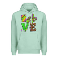 Seafoam love mardi gras Premium Hoodie - Jasminsmagicworld