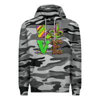 Slate Camo love mardi gras Premium Hoodie - Jasminsmagicworld