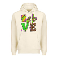 Tofu love mardi gras Premium Hoodie - Jasminsmagicworld