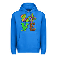 True Royal love mardi gras Premium Hoodie - Jasminsmagicworld