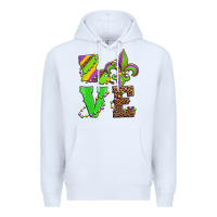 White love mardi gras Premium Hoodie - Jasminsmagicworld