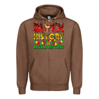 Chestnut black history is world history Zipper Hoodie - texasbilliewilder