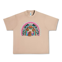 Burro easter cross daisy egg rainbow Urban Heavy Tee - Artiststas