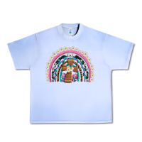 Grape Ice easter cross daisy egg rainbow Urban Heavy Tee - Artiststas