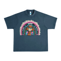 Midnight Navy easter cross daisy egg rainbow Urban Heavy Tee - Artiststas