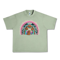 Oil Green easter cross daisy egg rainbow Urban Heavy Tee - Artiststas