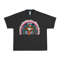 Pigment Black easter cross daisy egg rainbow Urban Heavy Tee - Artiststas