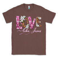 Chestnut love like jesus Classic Tee - texasbilliewilder