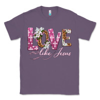 Lavender love like jesus Classic Tee - texasbilliewilder