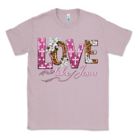 Lilac love like jesus Classic Tee - texasbilliewilder