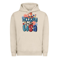 Pigment French Oak hooray for the usa Urban Hoodie - MaliasSmallBusiness