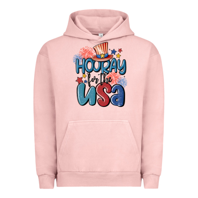 Hooray For The Usa Urban Hoodie by MaliasSmallBusiness | Teevron
