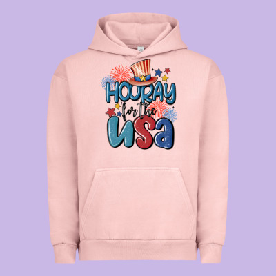 Hooray For The Usa Urban Hoodie Designed By Maliassmallbusiness