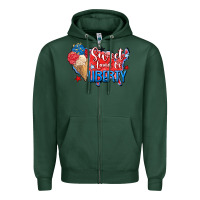 Sports Green sweet land of liberty Zipper Hoodie - Zillion Design Studio