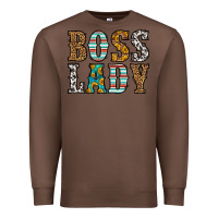 Chestnut western boss lady Premium Sweatshirt - HRA Design Shop