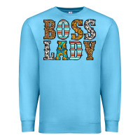 Ocean Blue western boss lady Premium Sweatshirt - HRA Design Shop