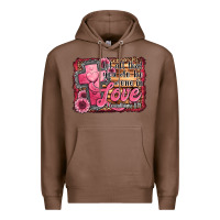 Chestnut let all that you do be done in love Premium Hoodie - Jasminsmagicworld