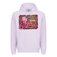 Lilac let all that you do be done in love Premium Hoodie - Jasminsmagicworld
