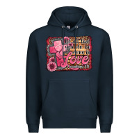 Navy let all that you do be done in love Premium Hoodie - Jasminsmagicworld