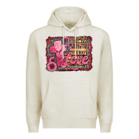 Oatmeal Heather let all that you do be done in love Premium Hoodie - Jasminsmagicworld
