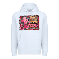 White let all that you do be done in love Premium Hoodie - Jasminsmagicworld