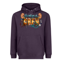 Plum dialysis crew Heavyweight Hoodie - CowhideDigitalArt