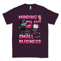 Plum minding my own small business Classic Tee - texasbilliewilder