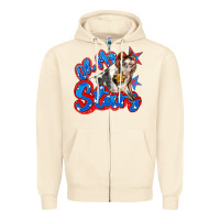 Sandshell oh my stars pig Zipper Hoodie - Zillion Design Studio
