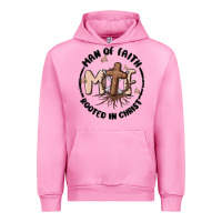 Fuchsia Pink man of faith Urban Hoodie - MaliasSmallBusiness