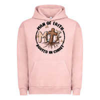 Pigment Salmon man of faith Urban Hoodie - MaliasSmallBusiness