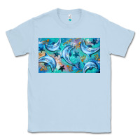 Dusty Blue dolphin  mug Classic Tee - BarkalooDesign