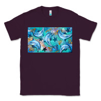 Plum dolphin  mug Classic Tee - BarkalooDesign