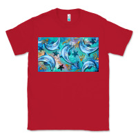 Red dolphin  mug Classic Tee - BarkalooDesign