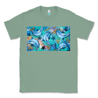 Sage dolphin  mug Classic Tee - BarkalooDesign