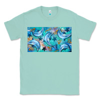 Seafoam dolphin  mug Classic Tee - BarkalooDesign