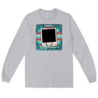 Moon Dust gemstone turquoise serape custom photo frame coaster Long Sleeve Tee - BarkalooDesign
