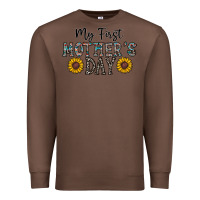 Chestnut my first mother's day Premium Sweatshirt - CowhideDigitalArt