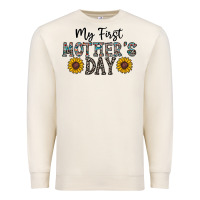 Sandshell my first mother's day Premium Sweatshirt - CowhideDigitalArt