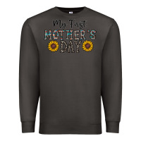Smoke my first mother's day Premium Sweatshirt - CowhideDigitalArt